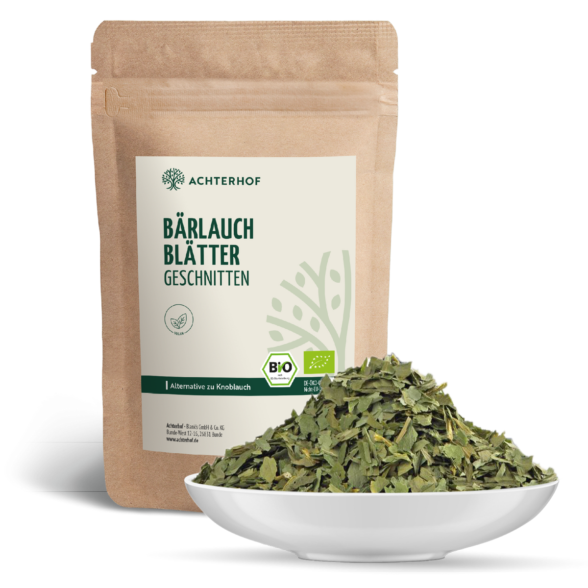Bärlauchblätter geschnitten Bio (500g)
