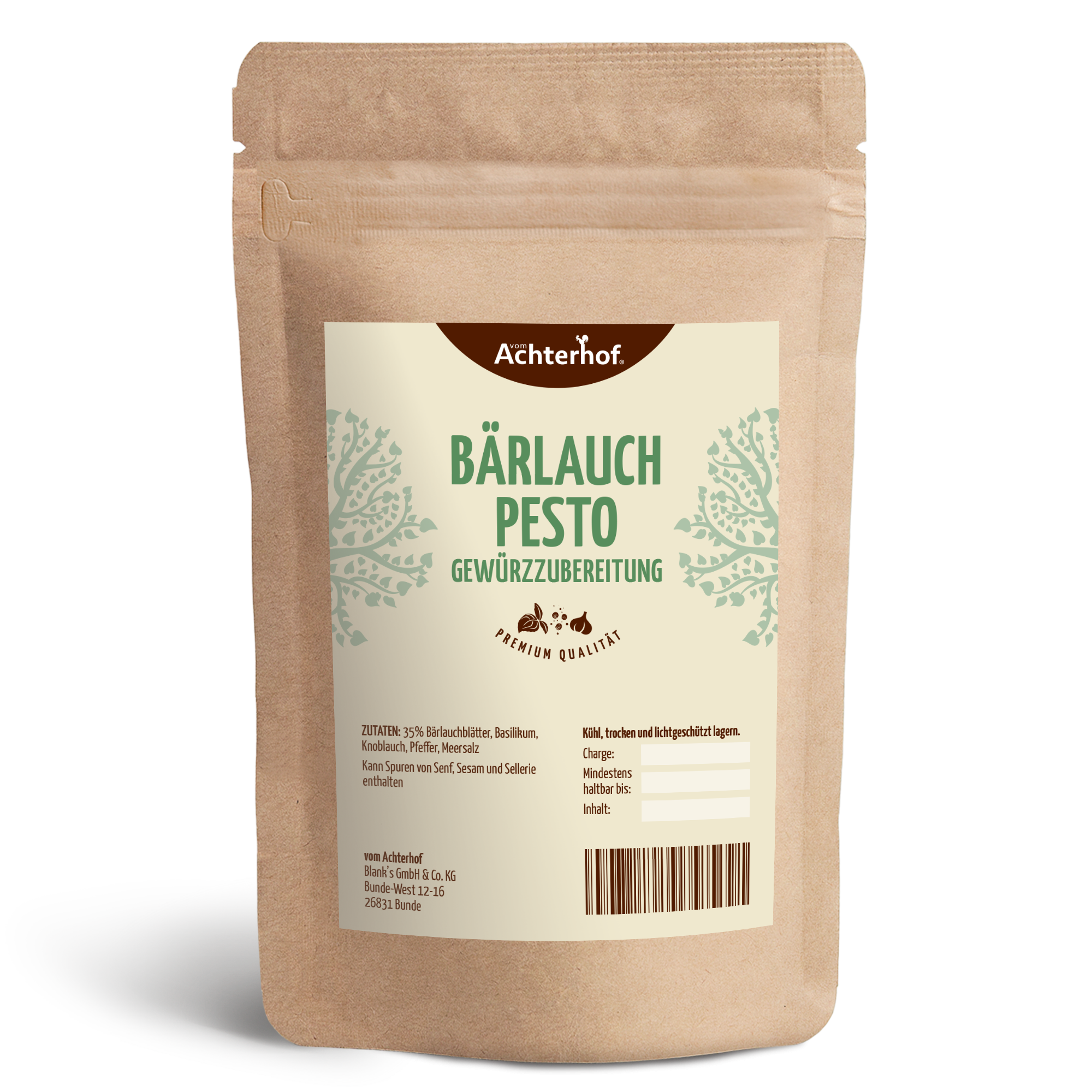 Bärlauch Pesto Gewürzzubereitung (250g)