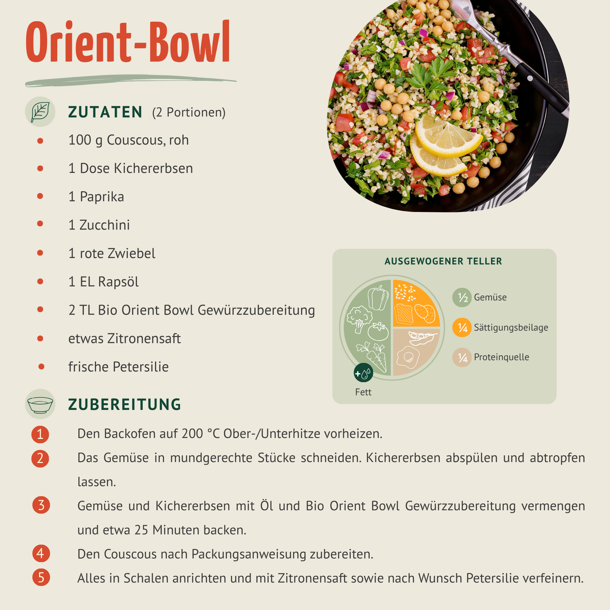 Bio Orient Bowl Gewürzzubereitung (100g)
