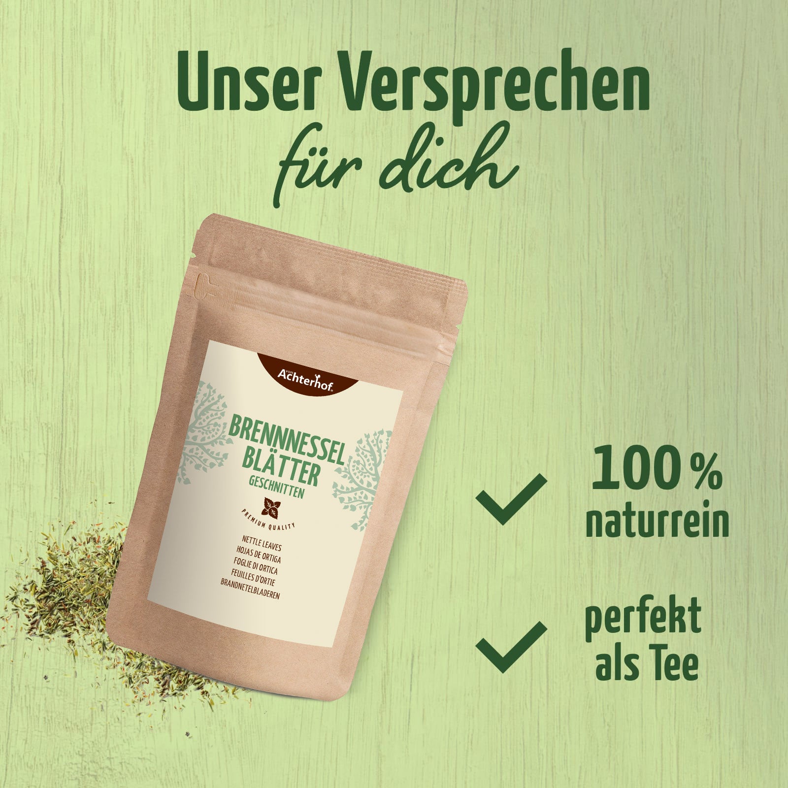 Brennnesselblätter geschnitten (100g)