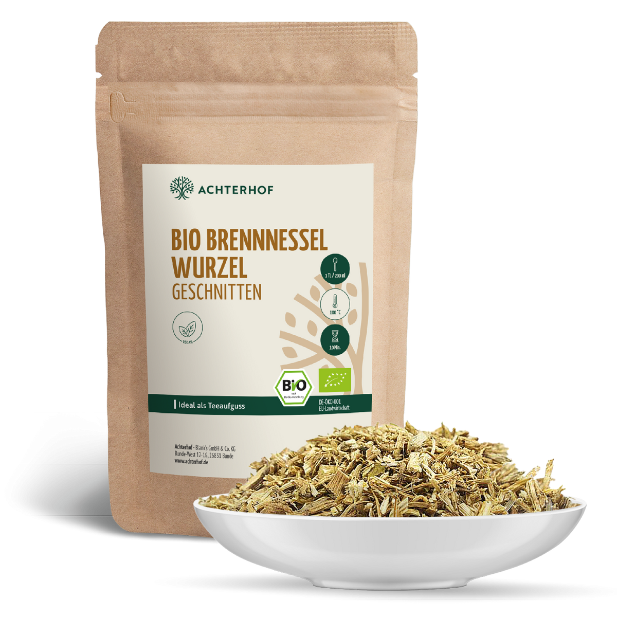 Brennnesselwurzel geschnitten Bio (250g)