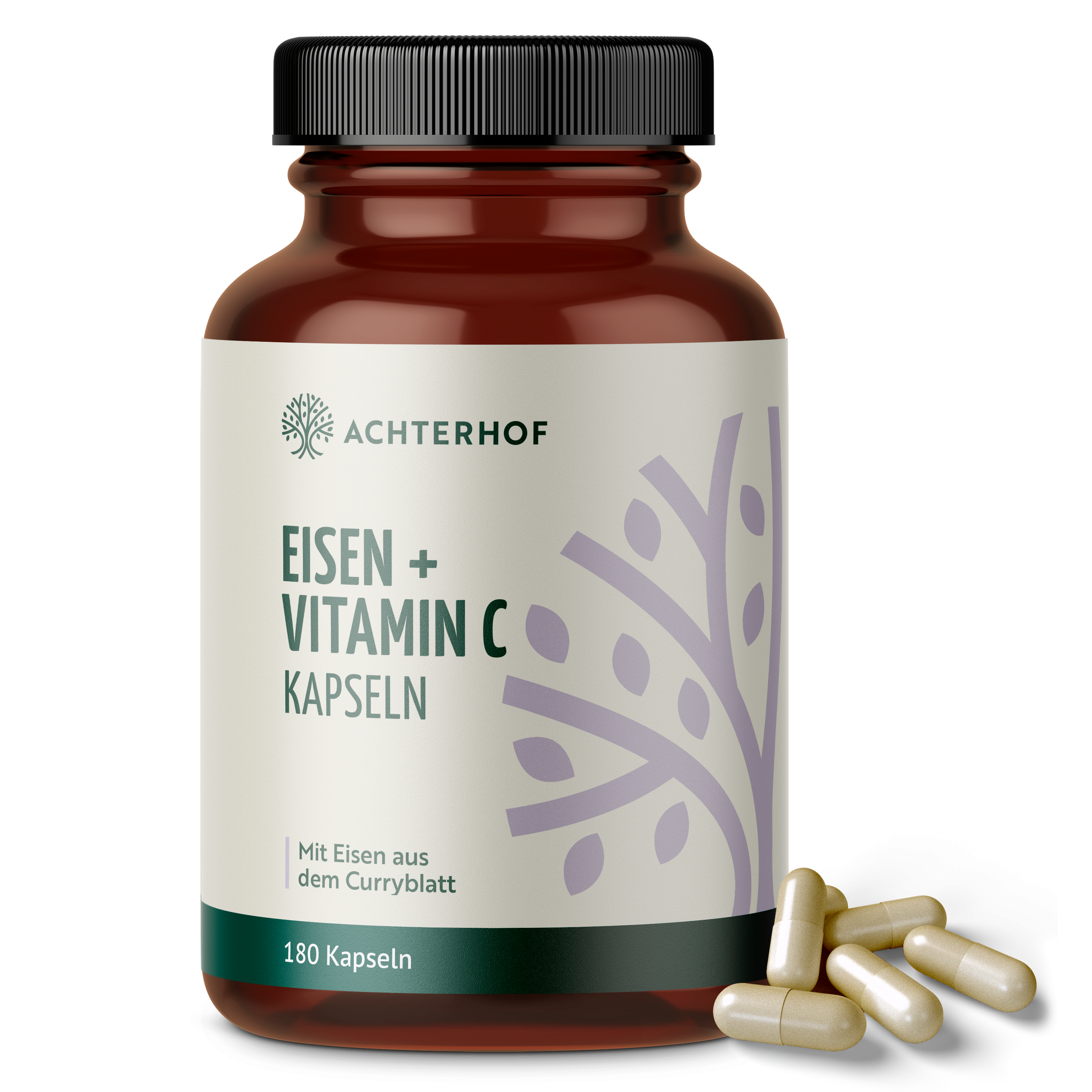 Eisen + Vitamin C (180 Kapseln)