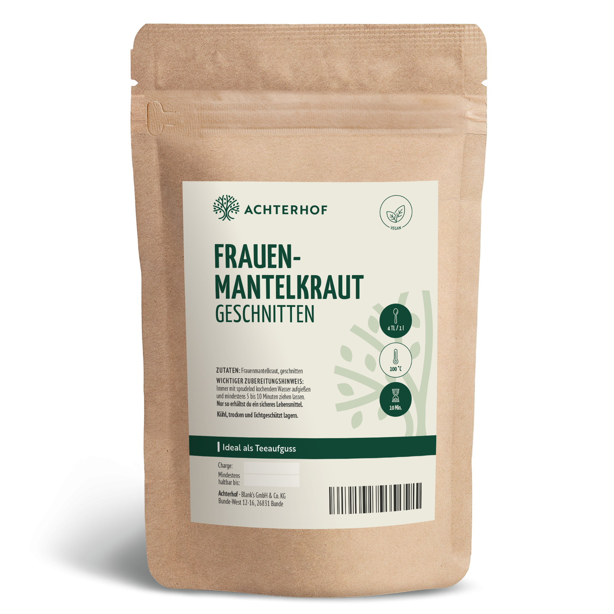 Frauenmantelkraut geschnitten (250g)