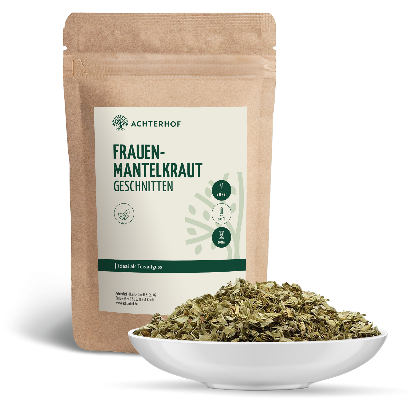 Frauenmantelkraut geschnitten (1000g)