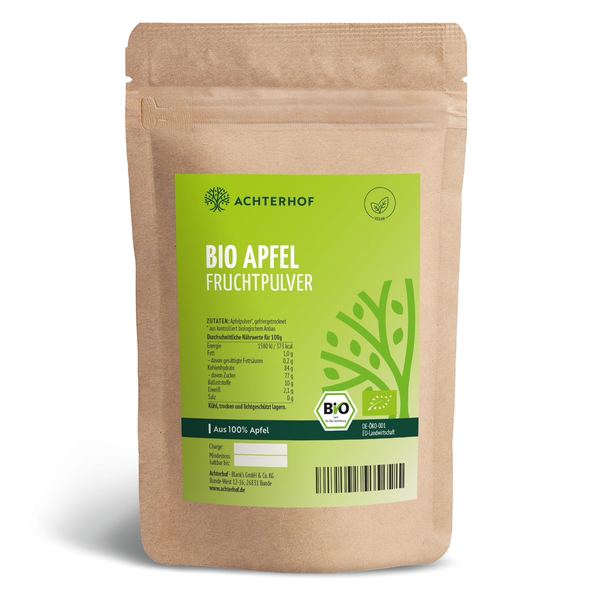 Bio Apfel Fruchtpulver (100g)