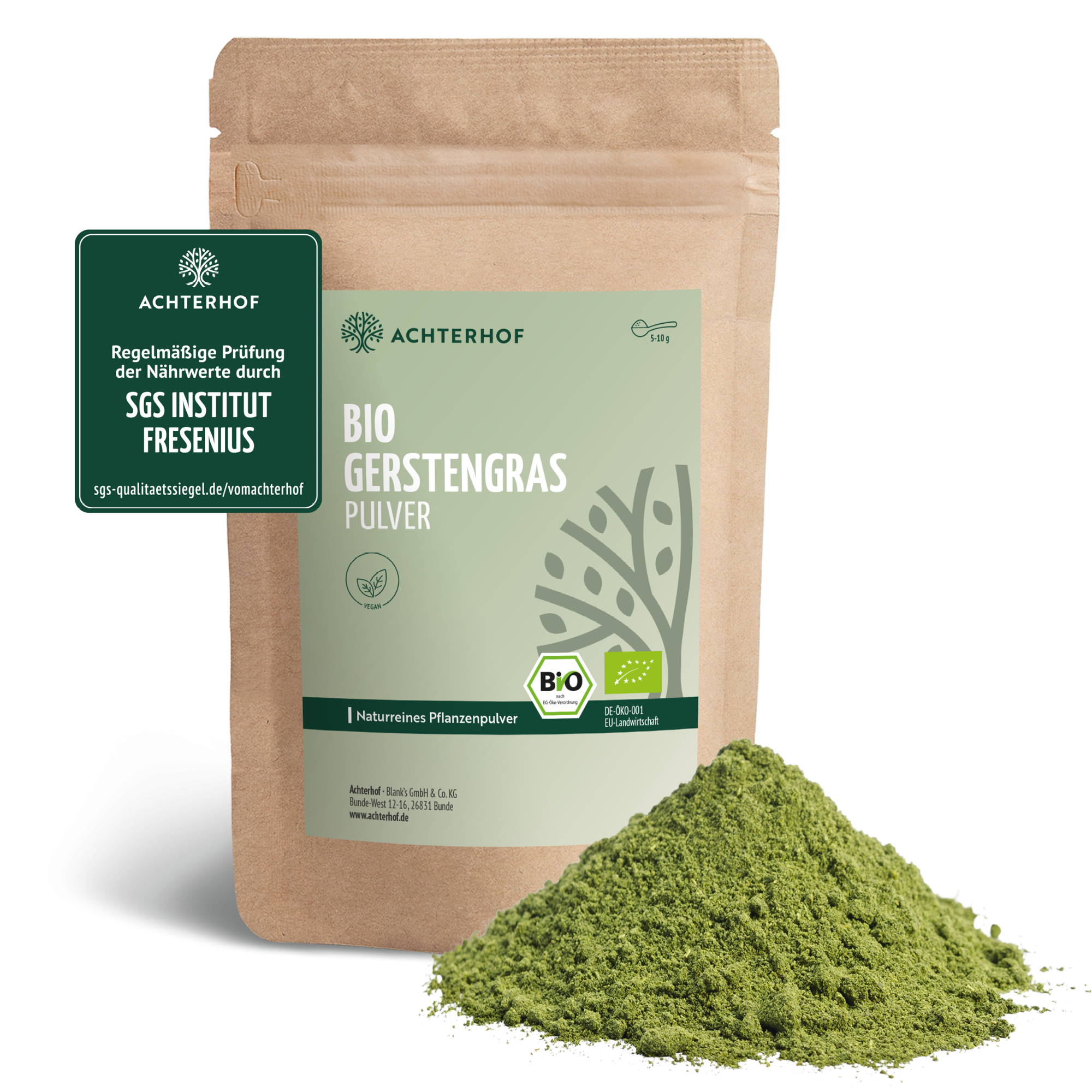 Gerstengras Pulver Bio (500g)