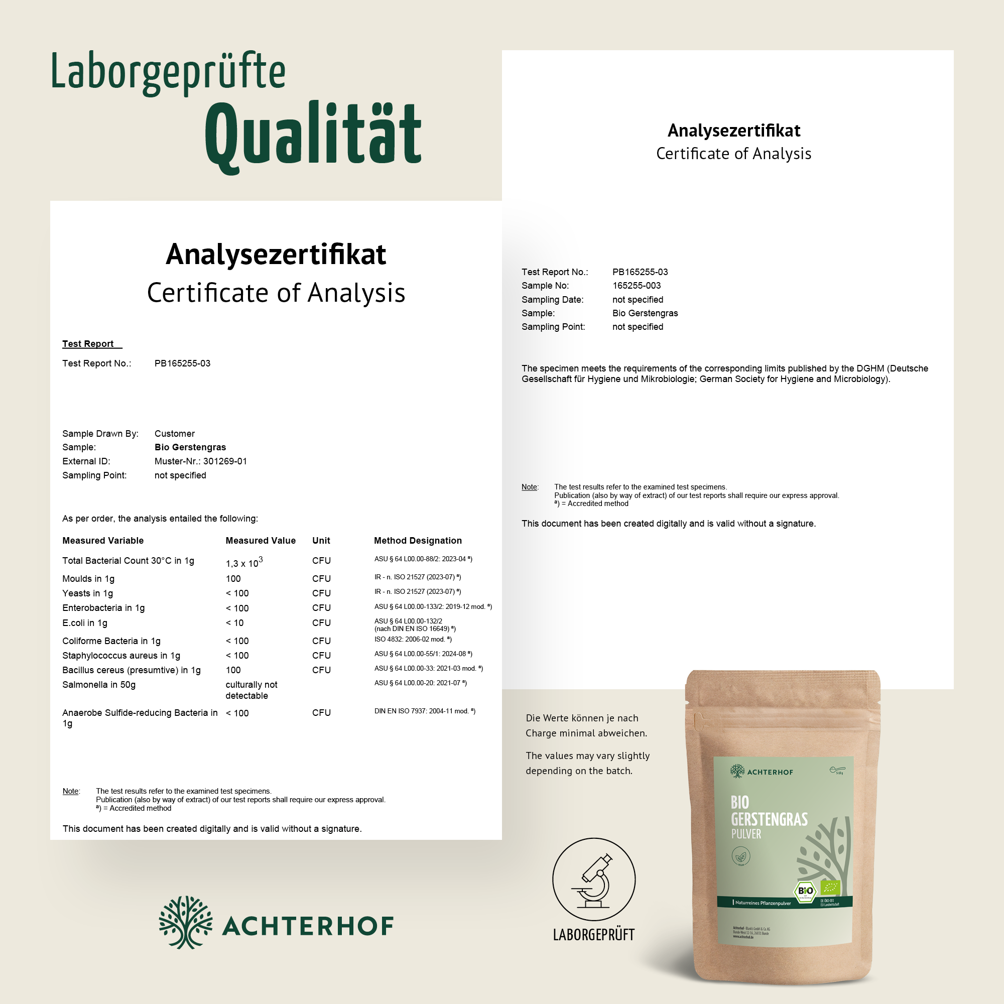 Bio Gerstengras Pulver (150g)