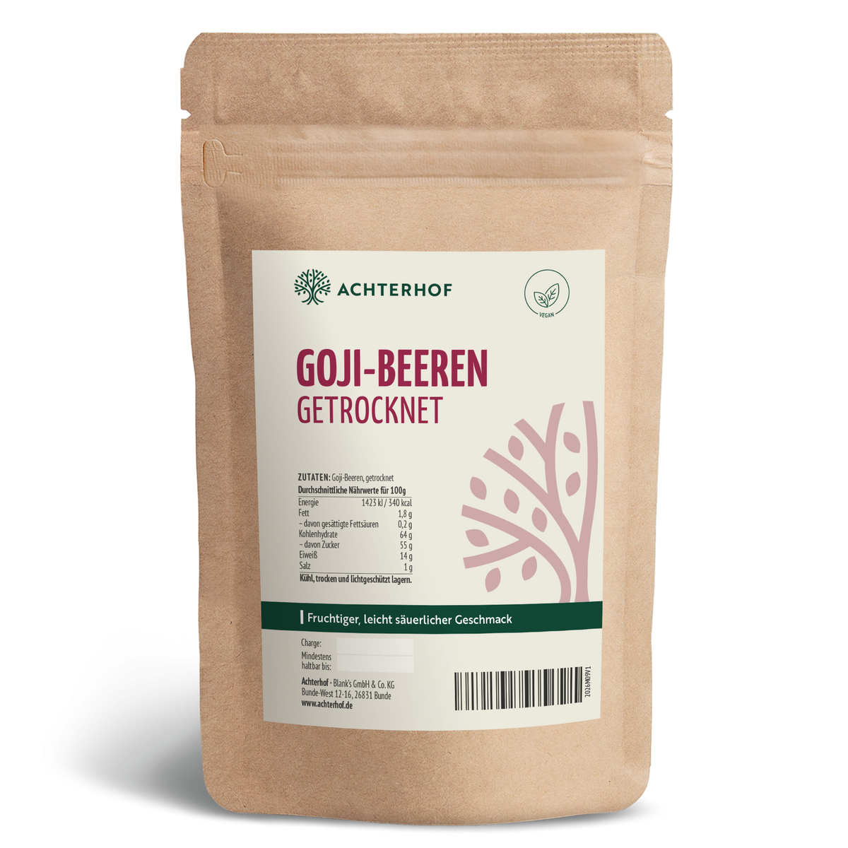 Goji-Beeren getrocknet (250g)