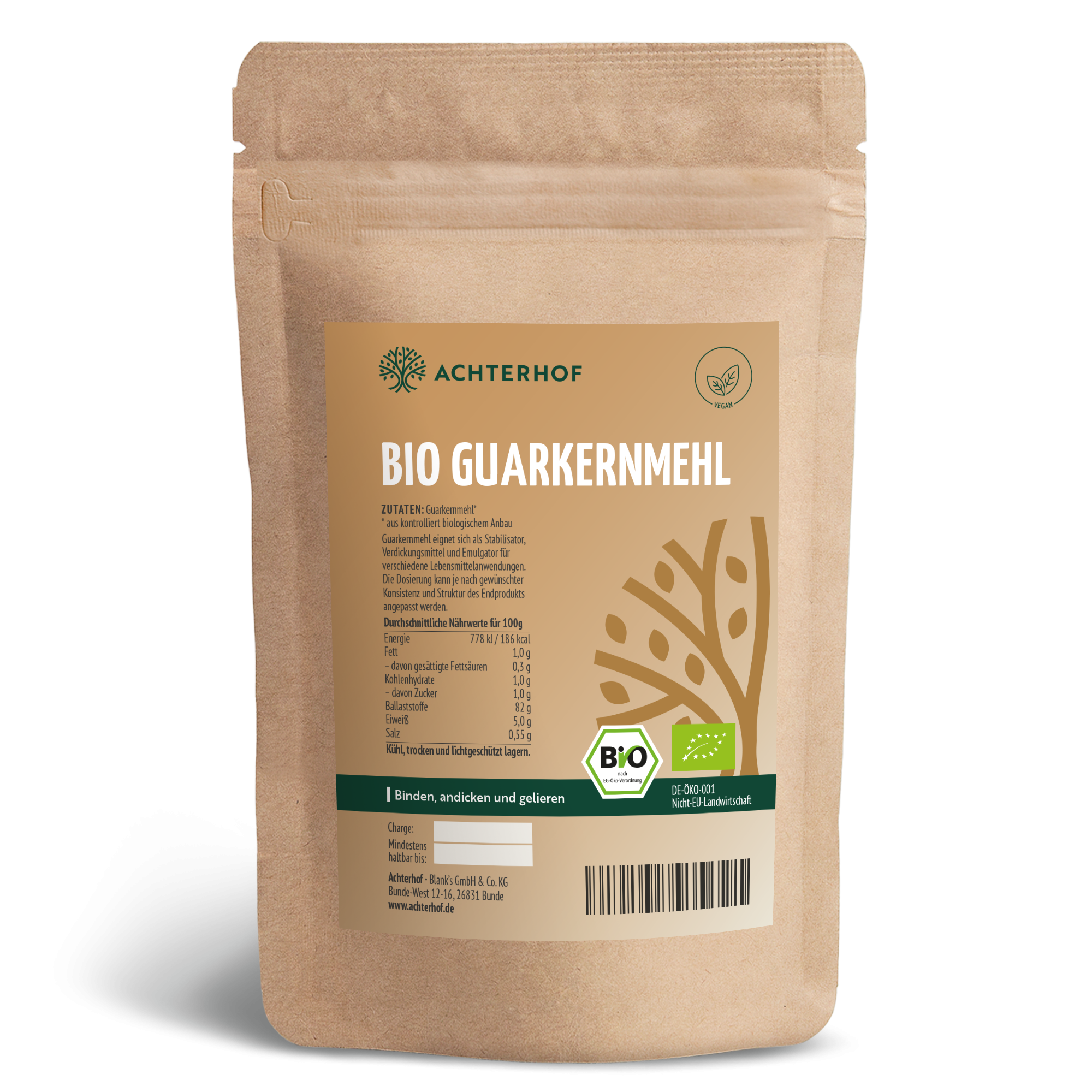 Bio Guarkernmehl (500g)