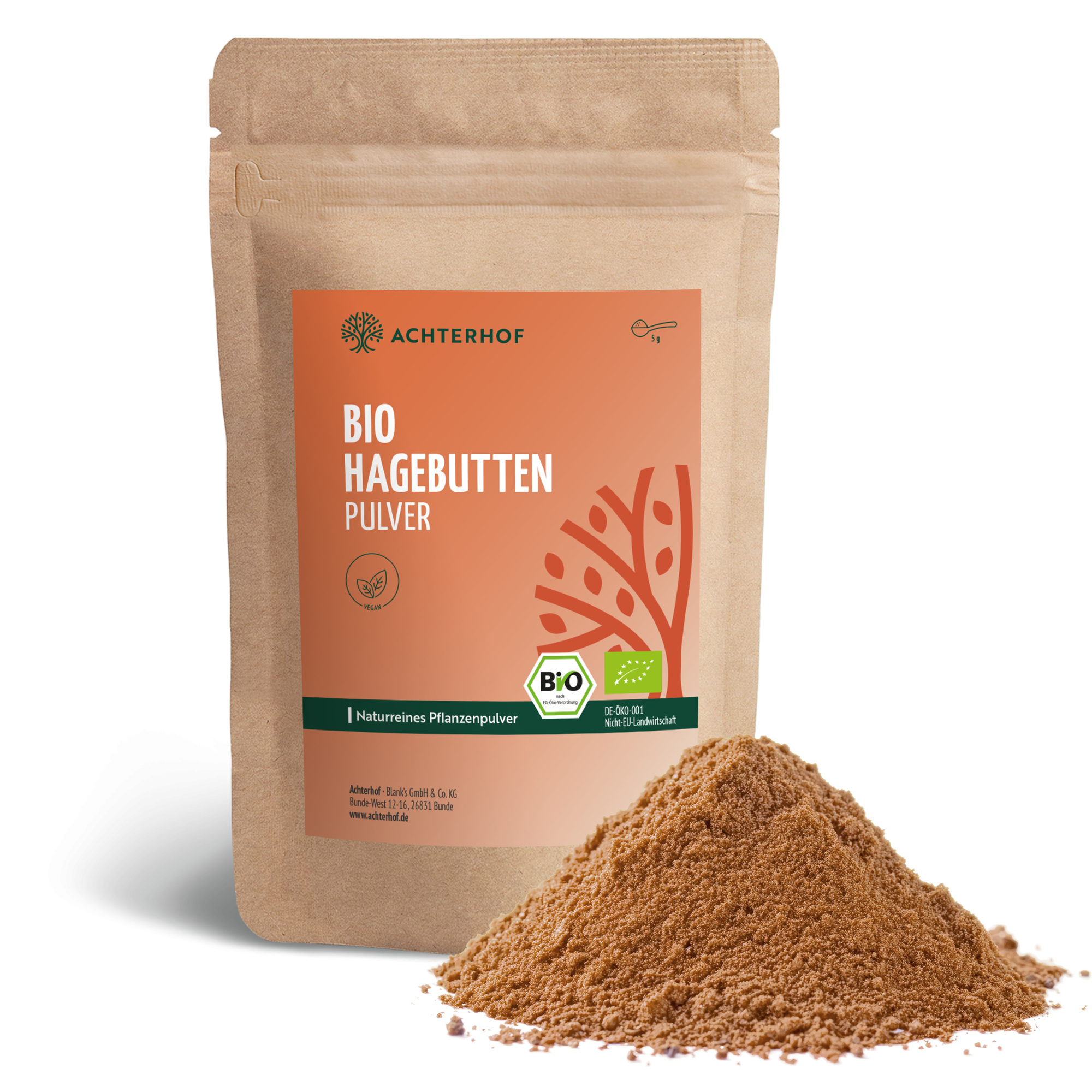 Hagebuttenpulver Bio (500g)