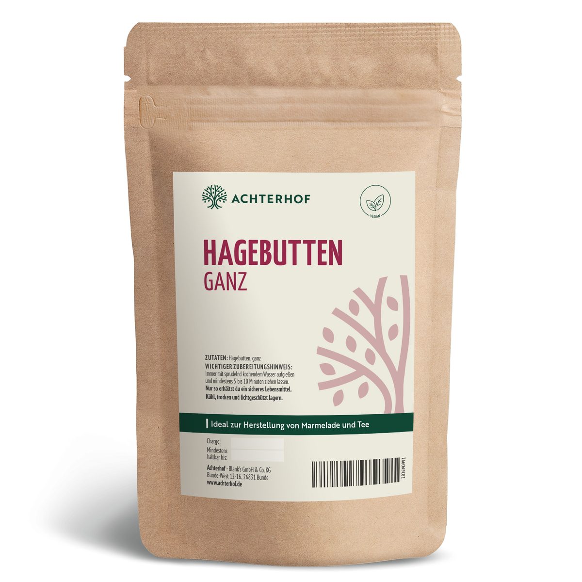 Hagebutten ganz getrocknet (1000g)
