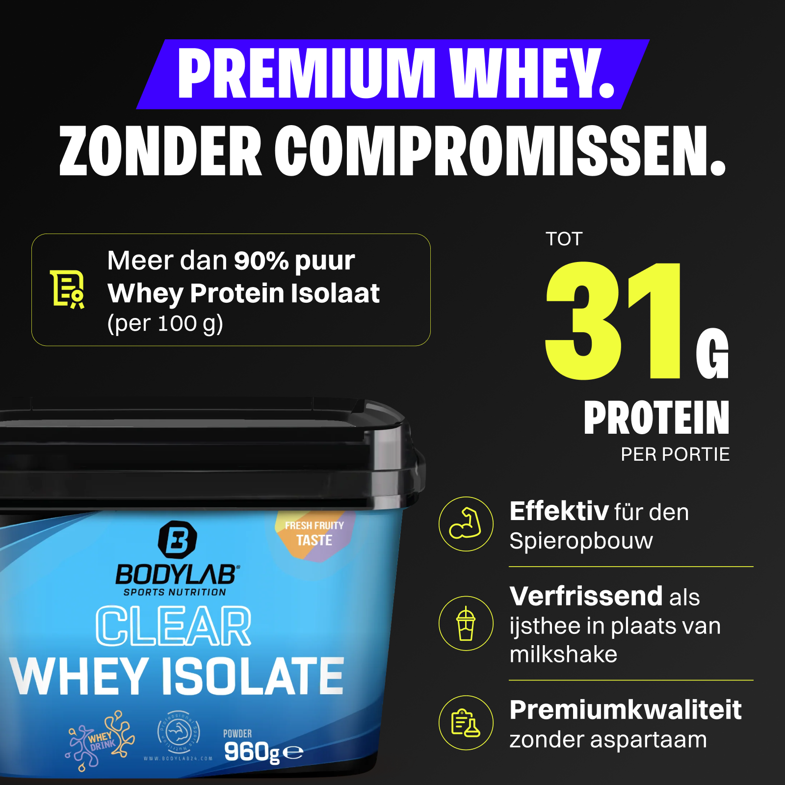 Clear Whey Isolate (960g)