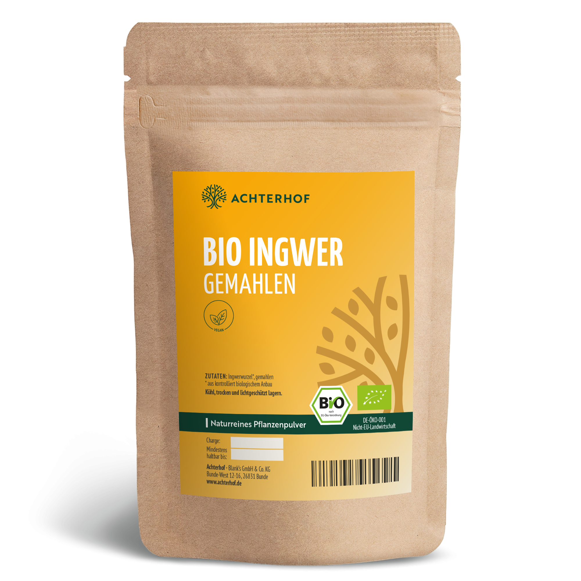 Ingwer gemahlen Bio (250g)