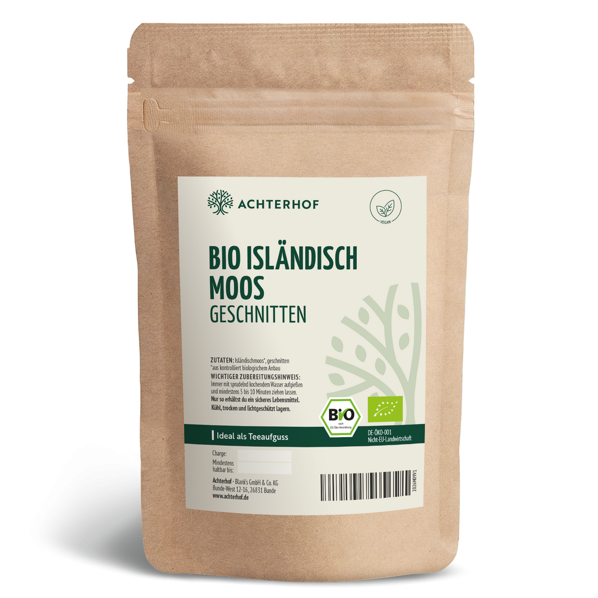 Isländisch Moos geschnitten Bio (250g)
