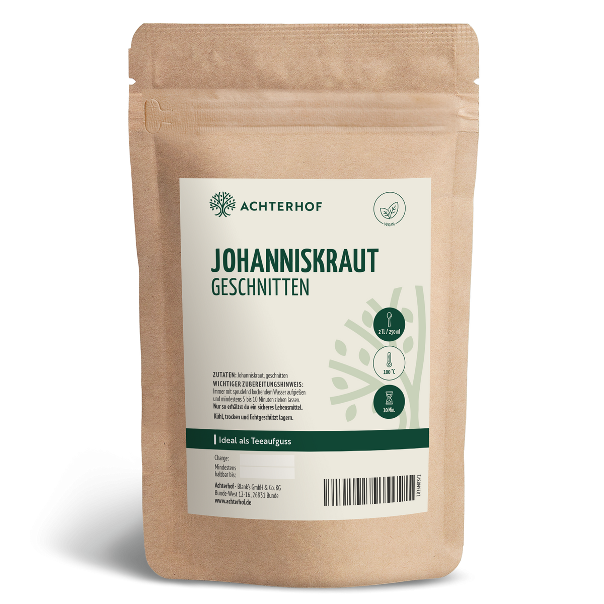 Johanniskraut geschnitten (250g)