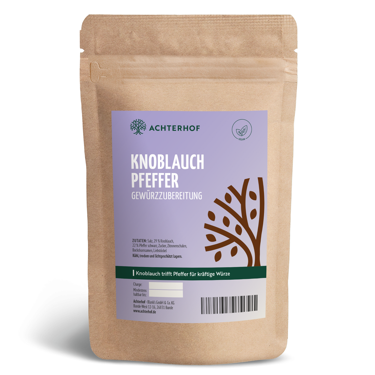 Knoblauchpfeffer Gewürzzubereitung (100g)