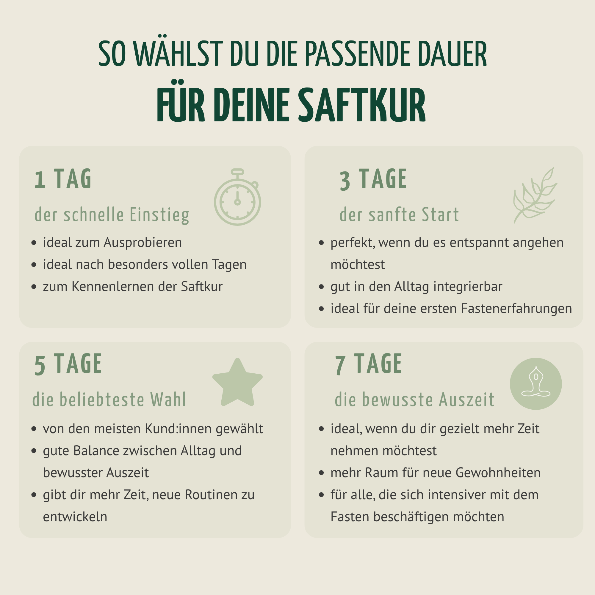 Kräuterwunder Bio Fastenkur 5 Tage (30 Flaschen)