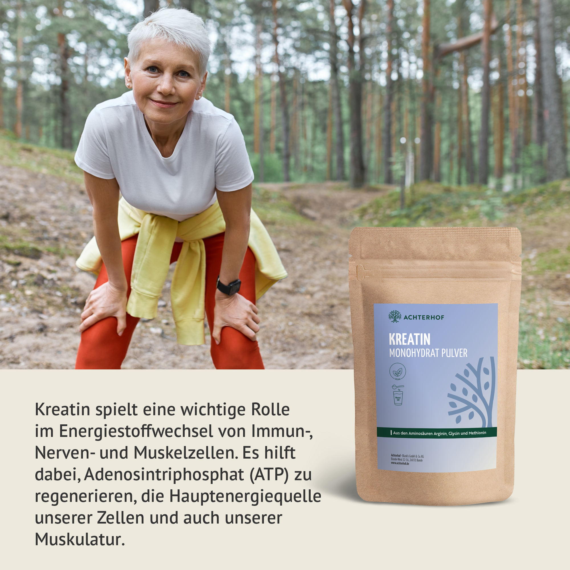 Kreatin Monohydrat Pulver (500g)