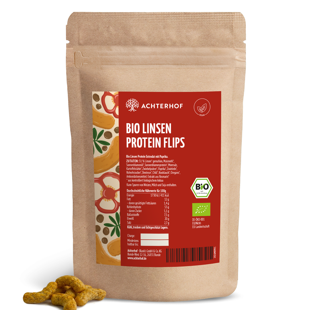 Bio Linsen Protein Flips (250g)