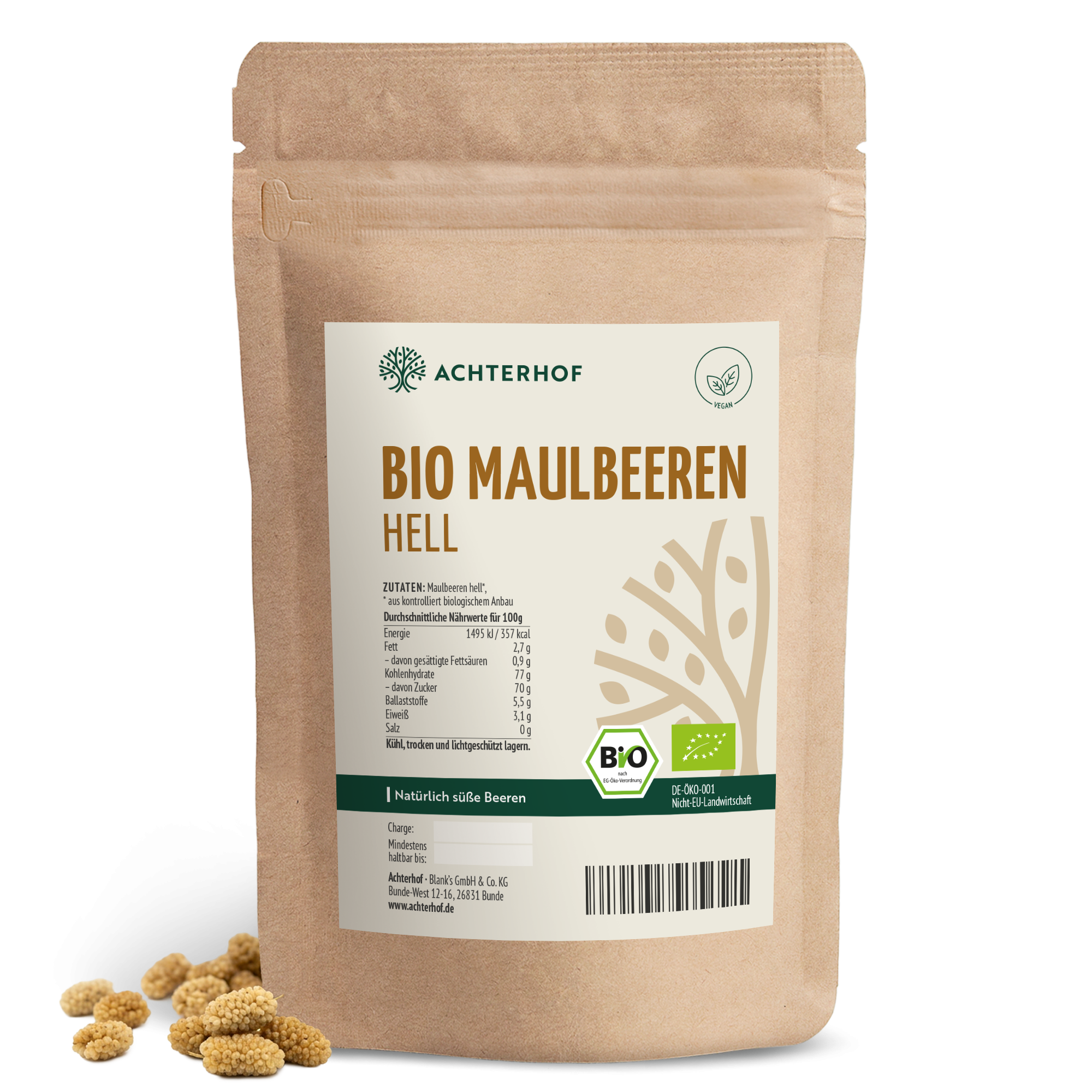 Bio Maulbeeren hell (250g)
