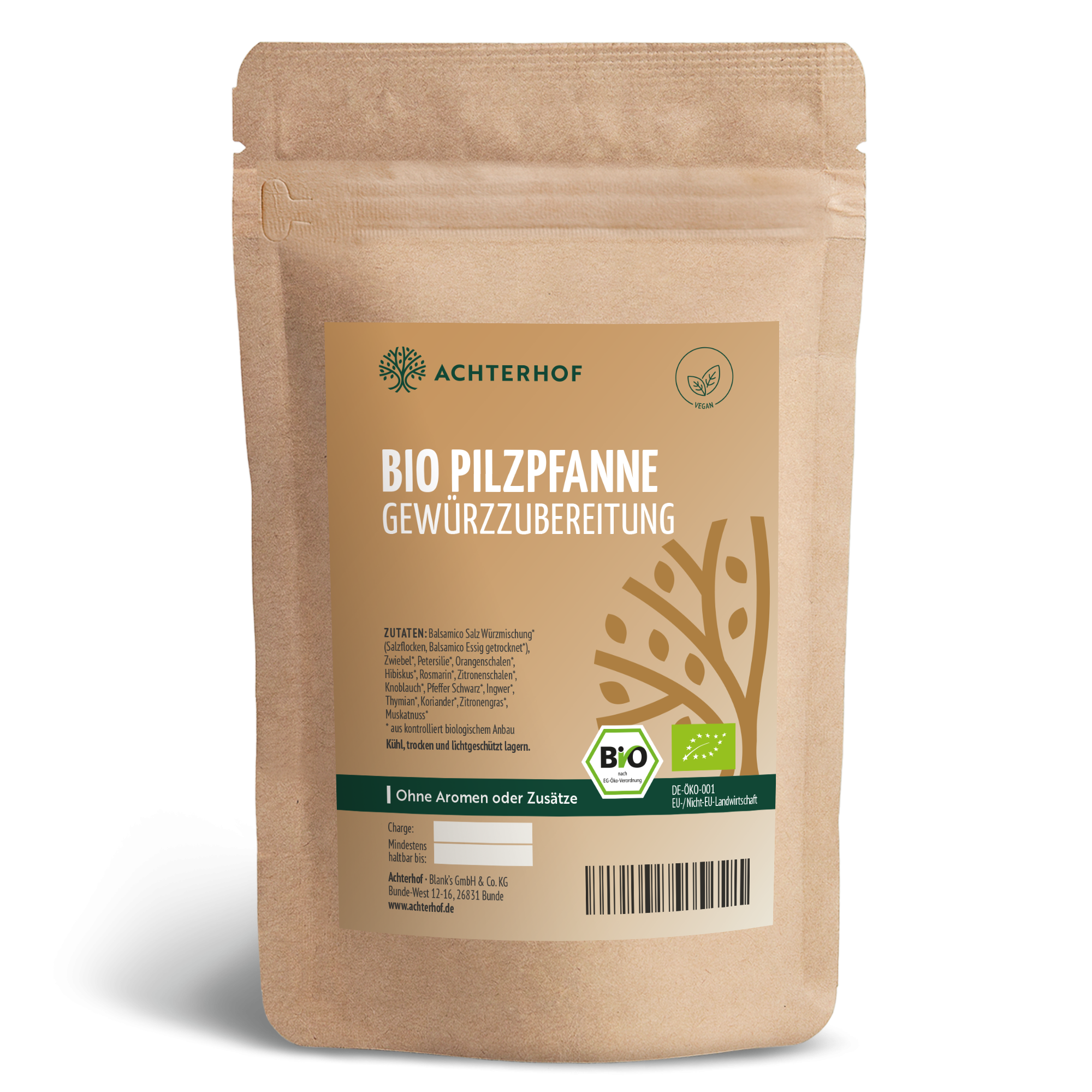 Bio Pilzpfanne Gewürzzubereitung (100g)