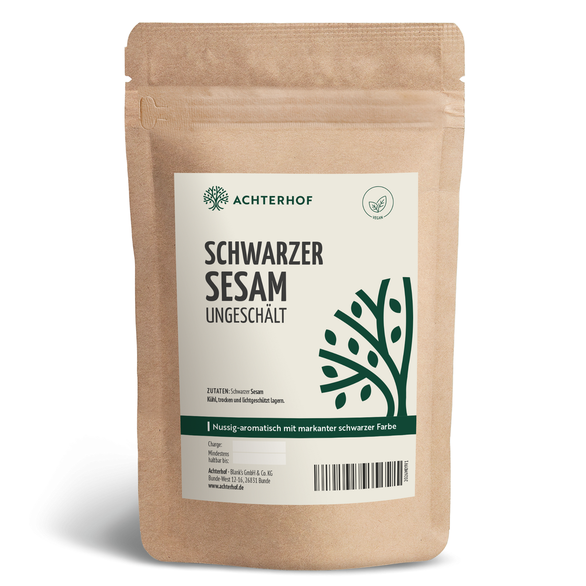 Schwarzer Sesam ungeschält (250g)