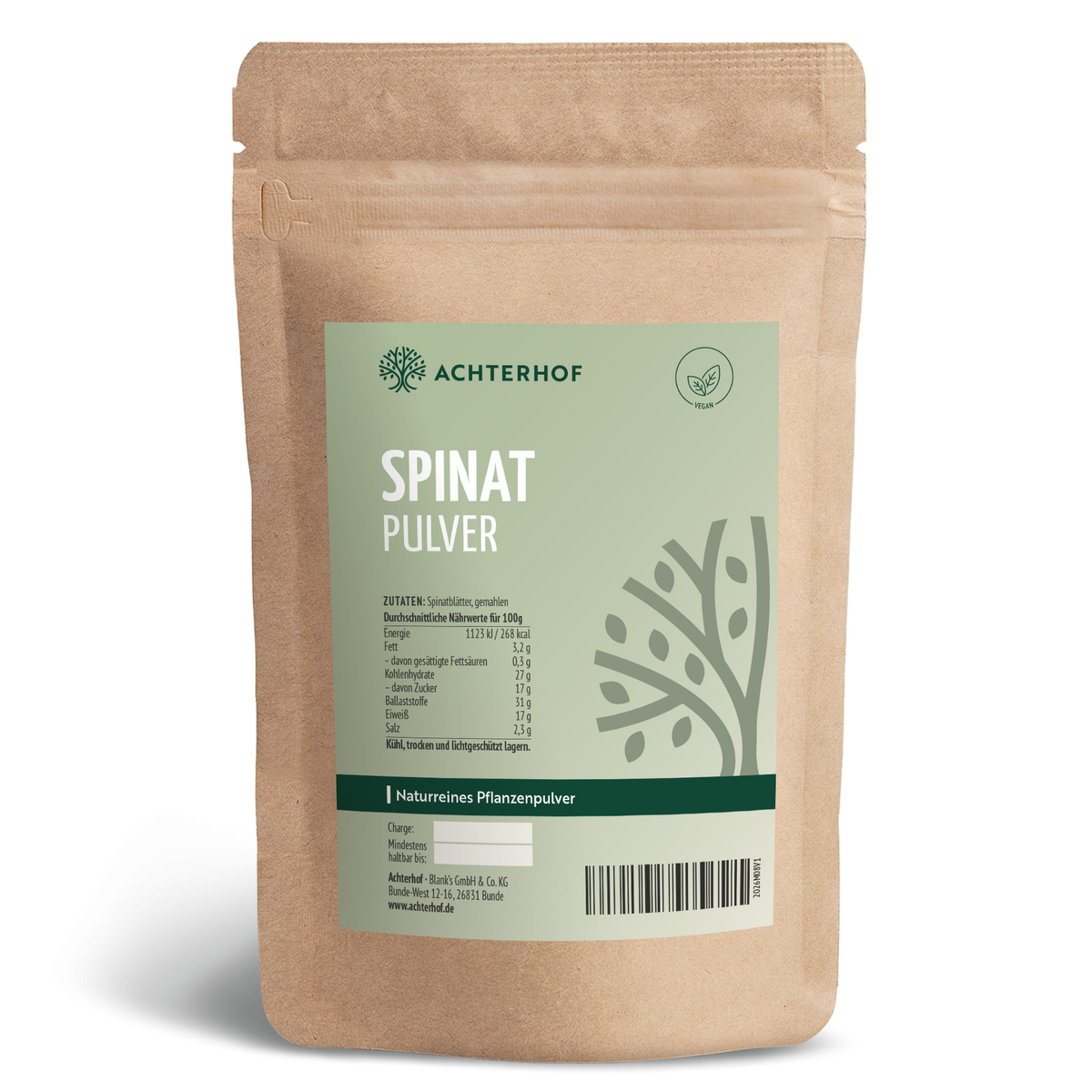 Spinat Pulver (250g)