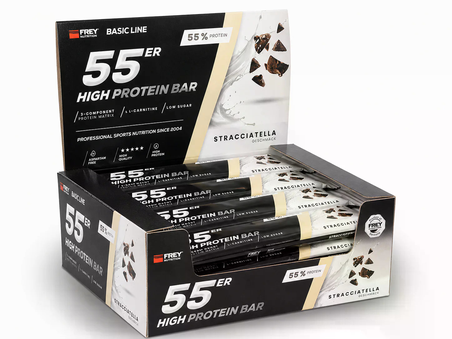 Proteinriegel 55er (20x50g) Stracciatella
