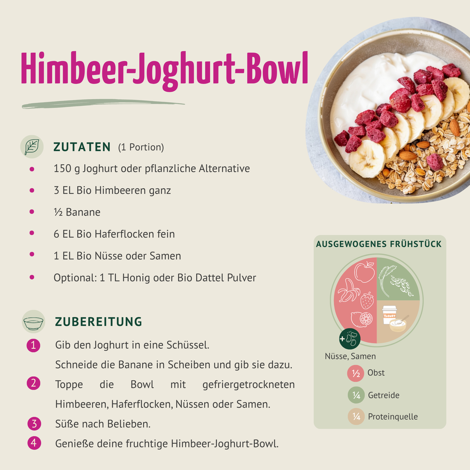 Bio Himbeeren gefriergetrocknet (100g)