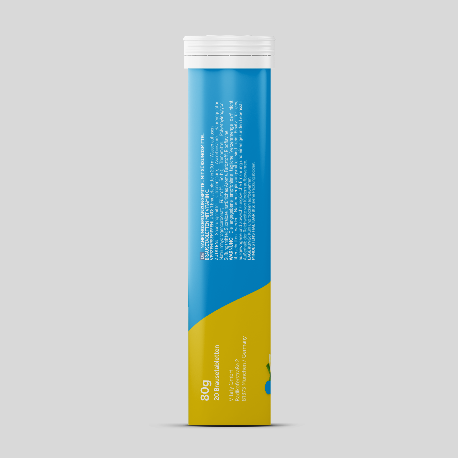 Vitamin C - Zitrone (20 Brausetabletten)