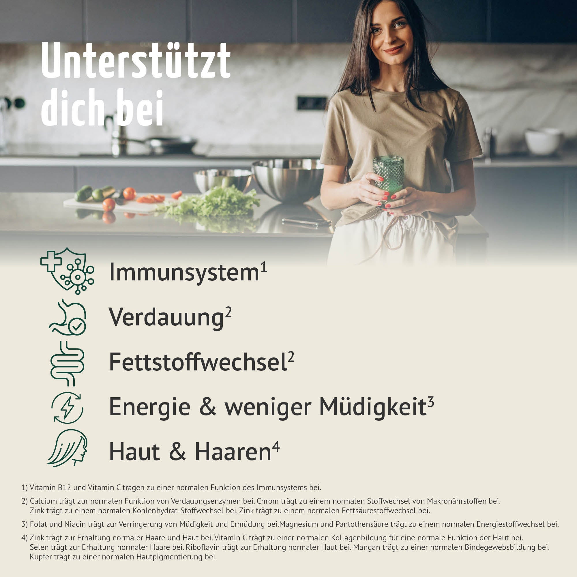 Greens & Glas-Trinkflasche Set