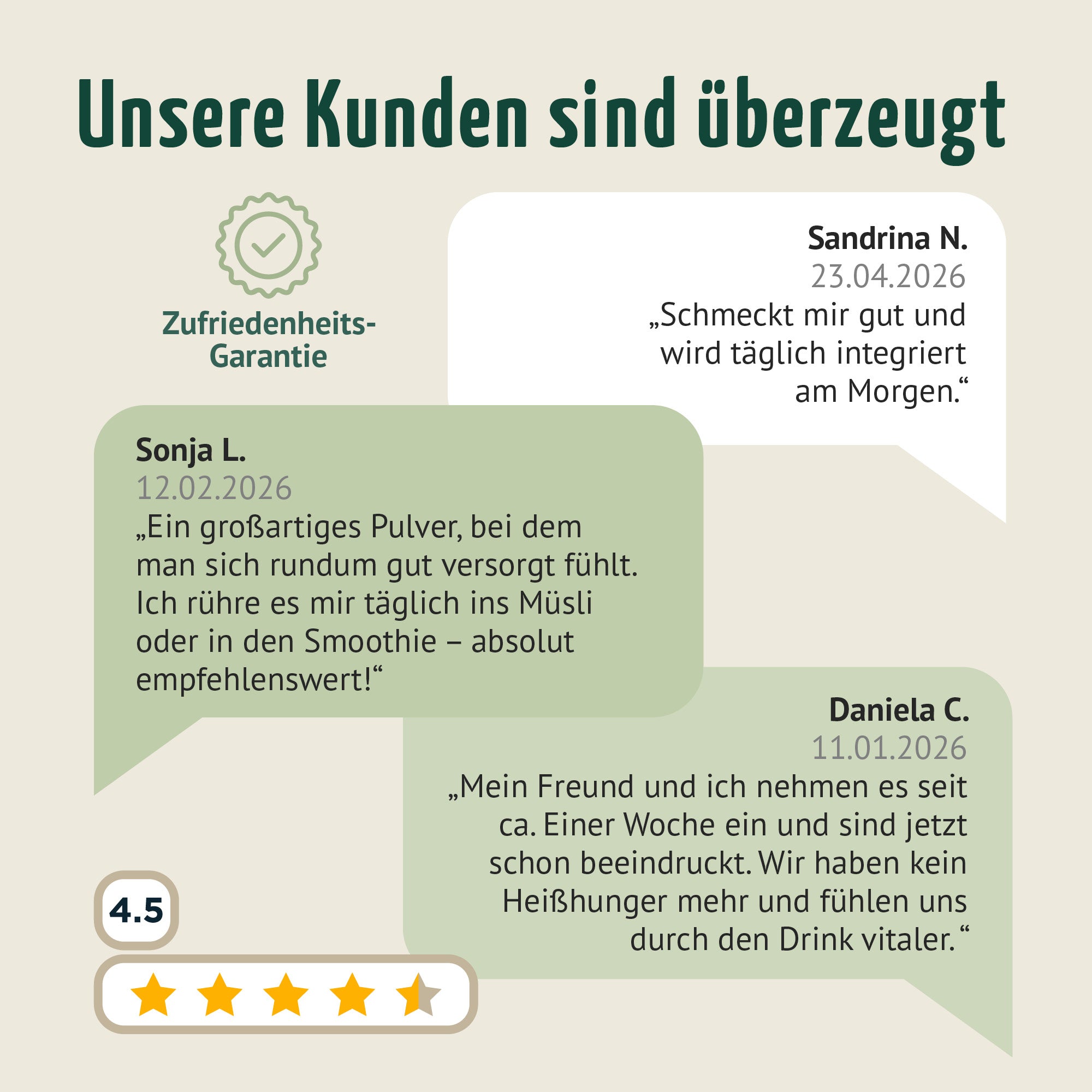 Greens & Glas-Trinkflasche Set