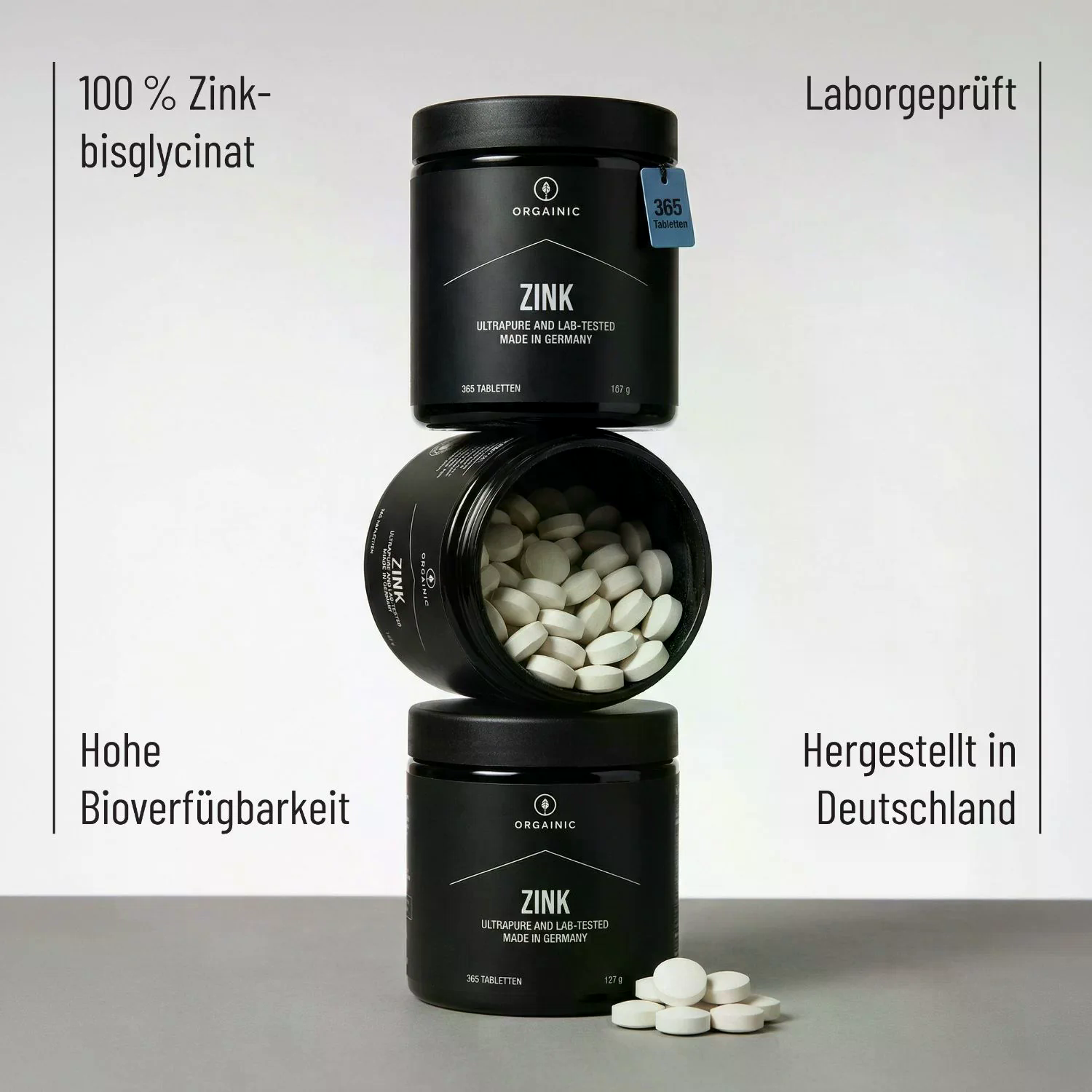 Zink Bisglycinat (365 Kapseln)